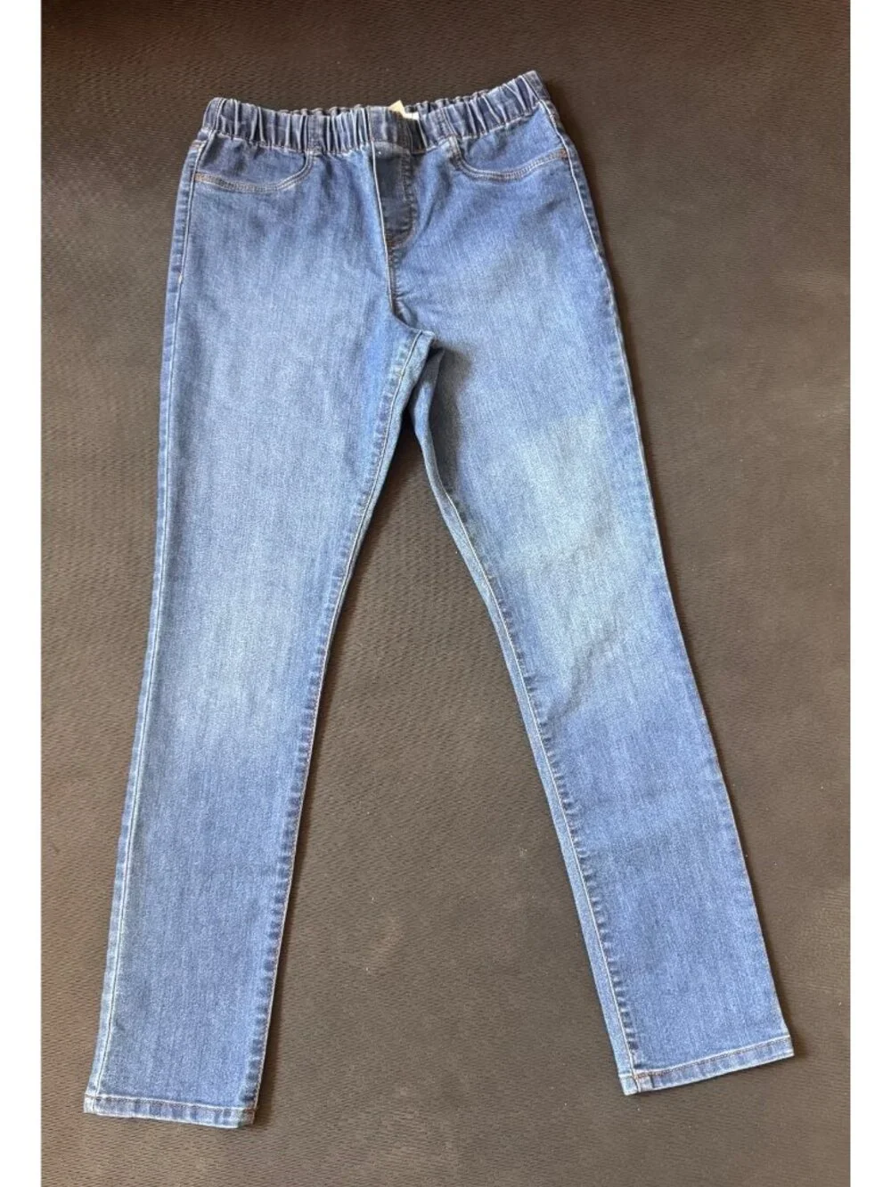 Oshkosh B’gosh Girls Pull On Denim Jeggings Medium Wash Blue Size 14